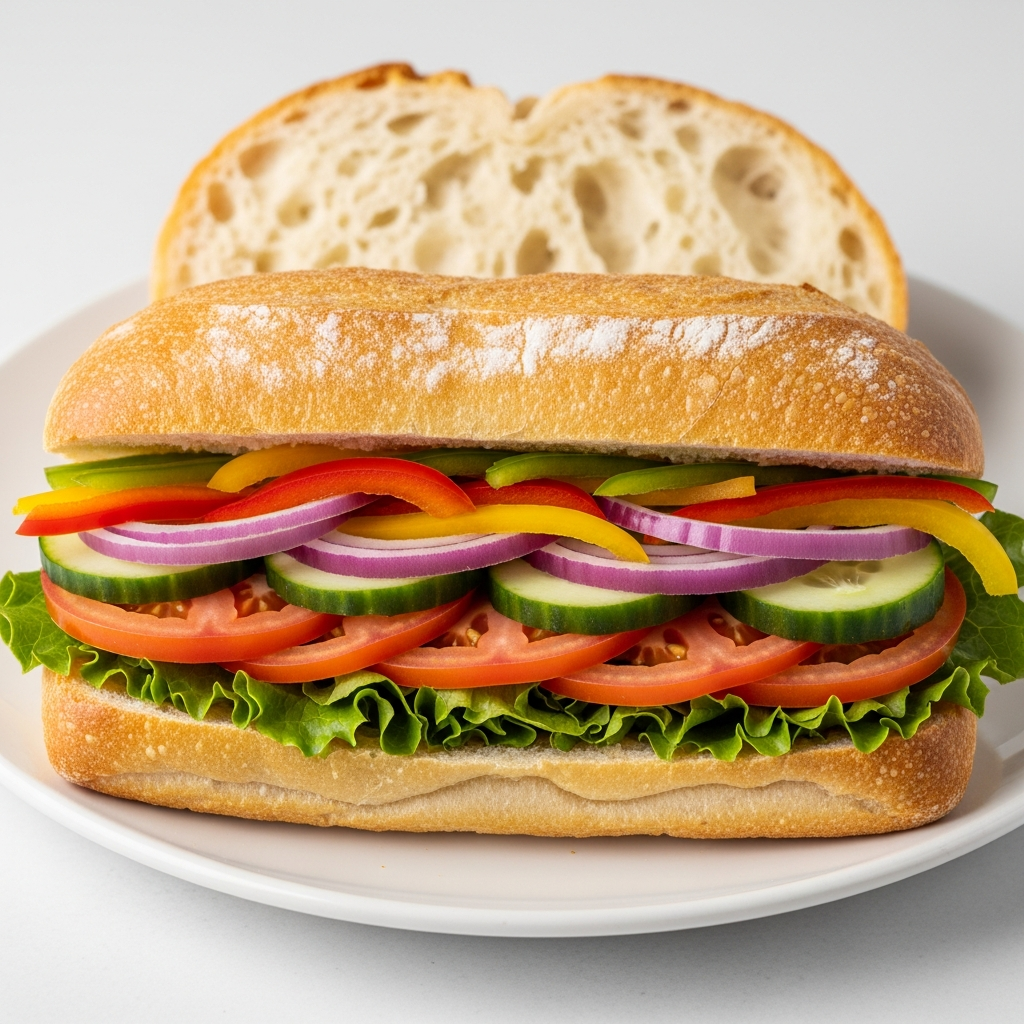 Ciabatta Bread 7.9 oz (225 grams) in use