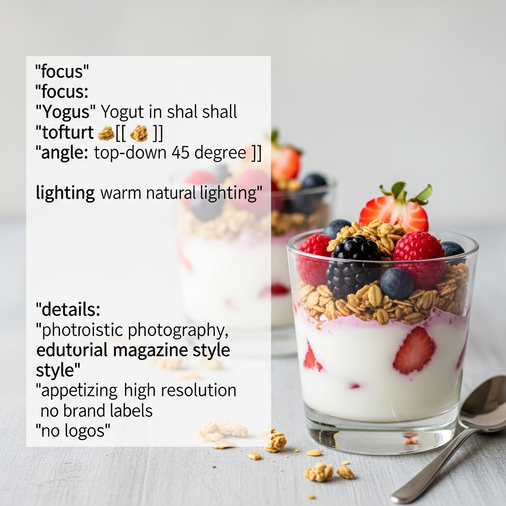 Yogurt in Cups in use