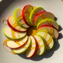 Apples Sliced, IQF in use