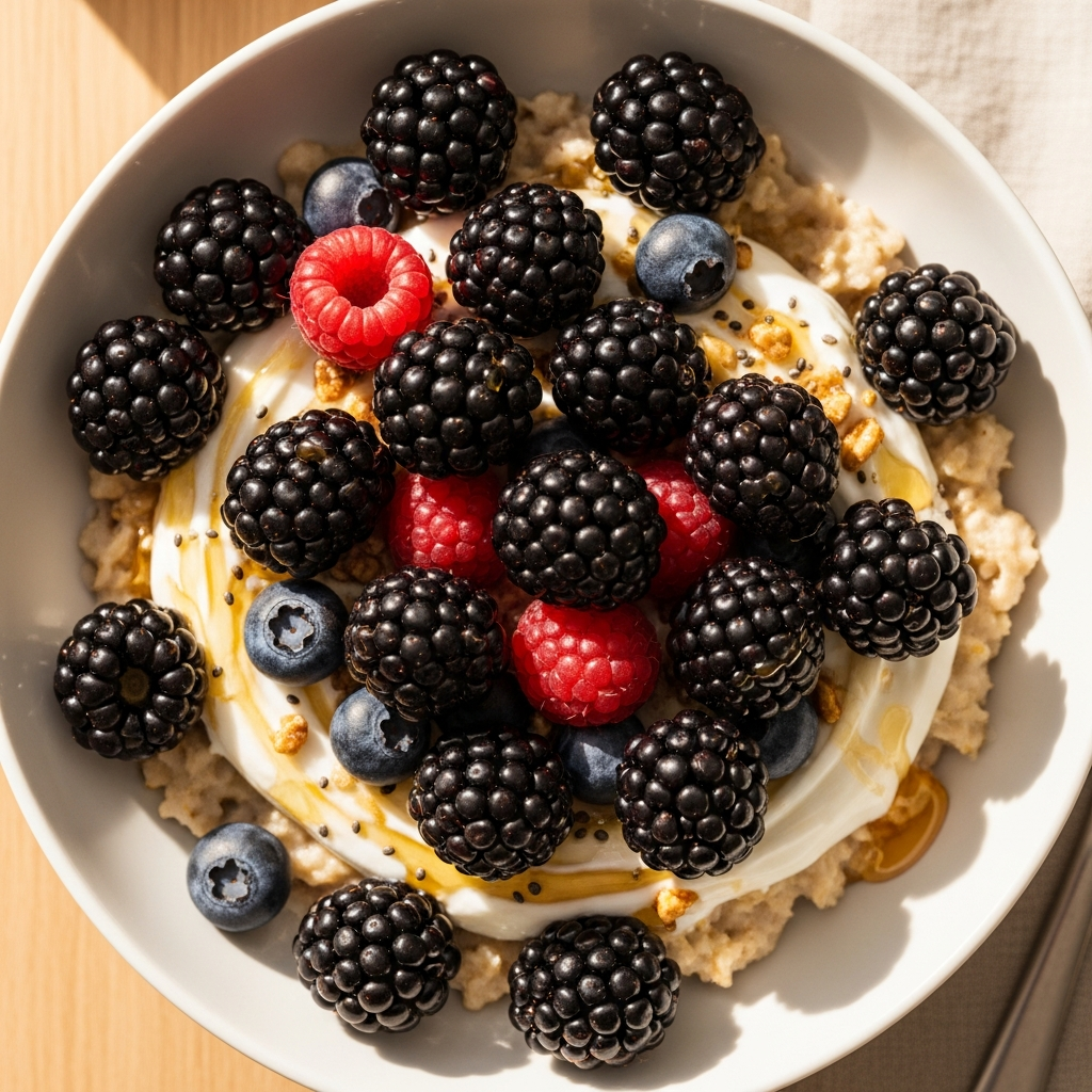 Blackberries, IQF in use