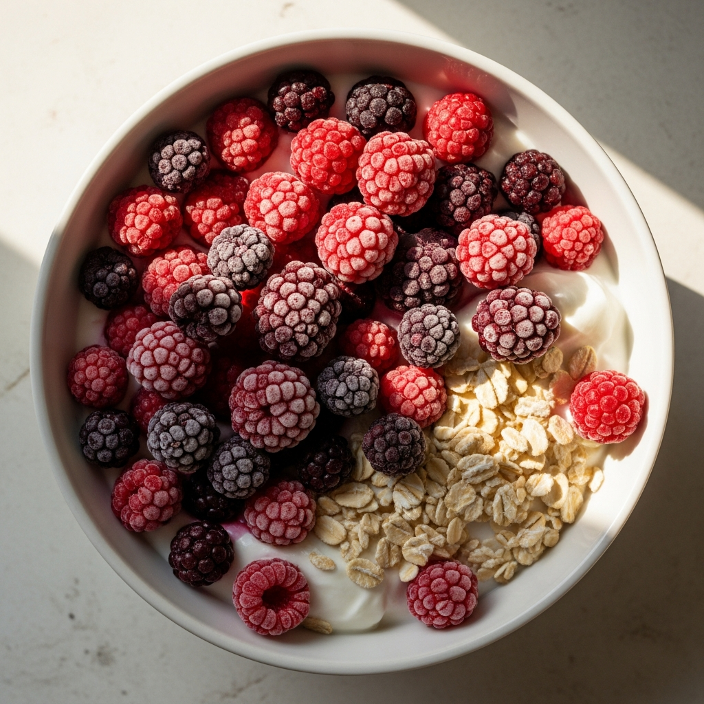 Mixed Berries, Frozen IQF in use