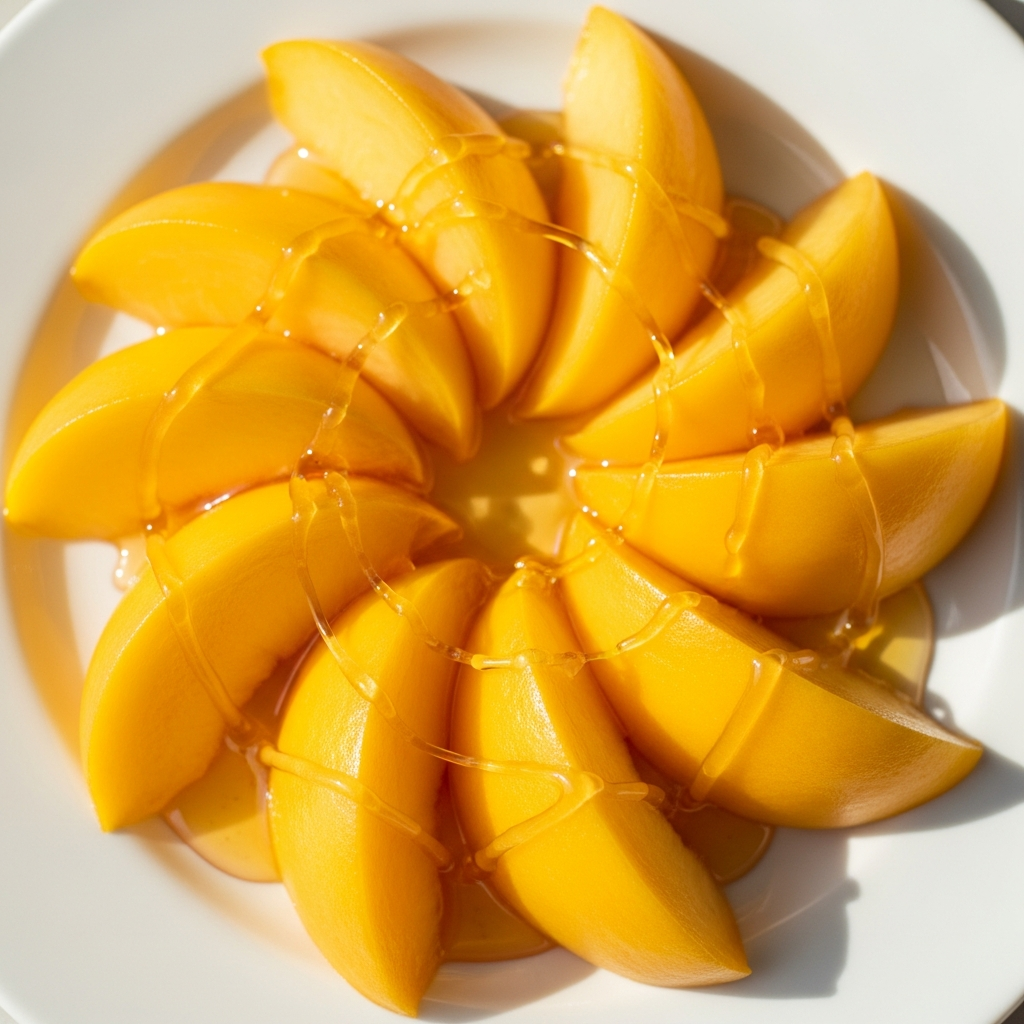 Peach Yellow Sliced, IQF in use