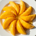 Peach Yellow Sliced, IQF in use