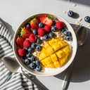 Strawberry Mango Blueberry Blend, IQF in use