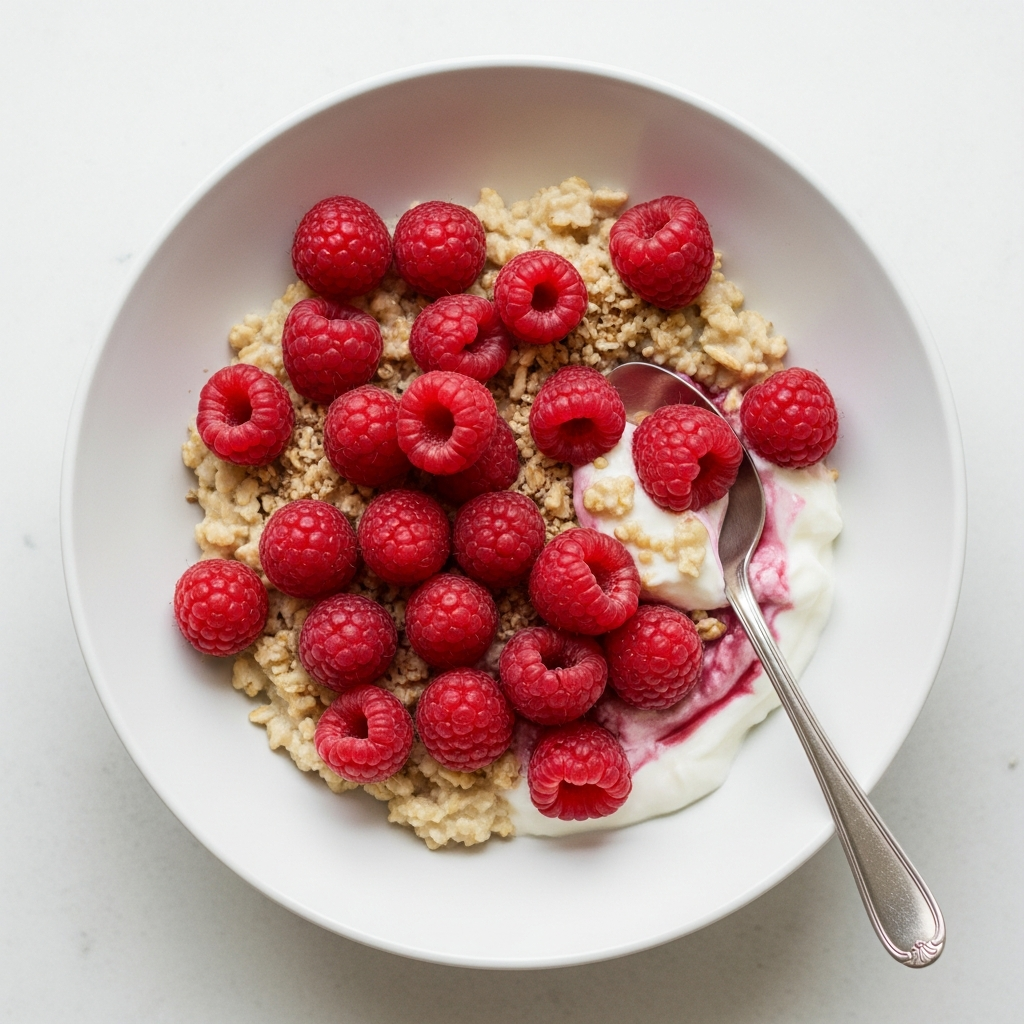 Raspberries Bits and pieces in use