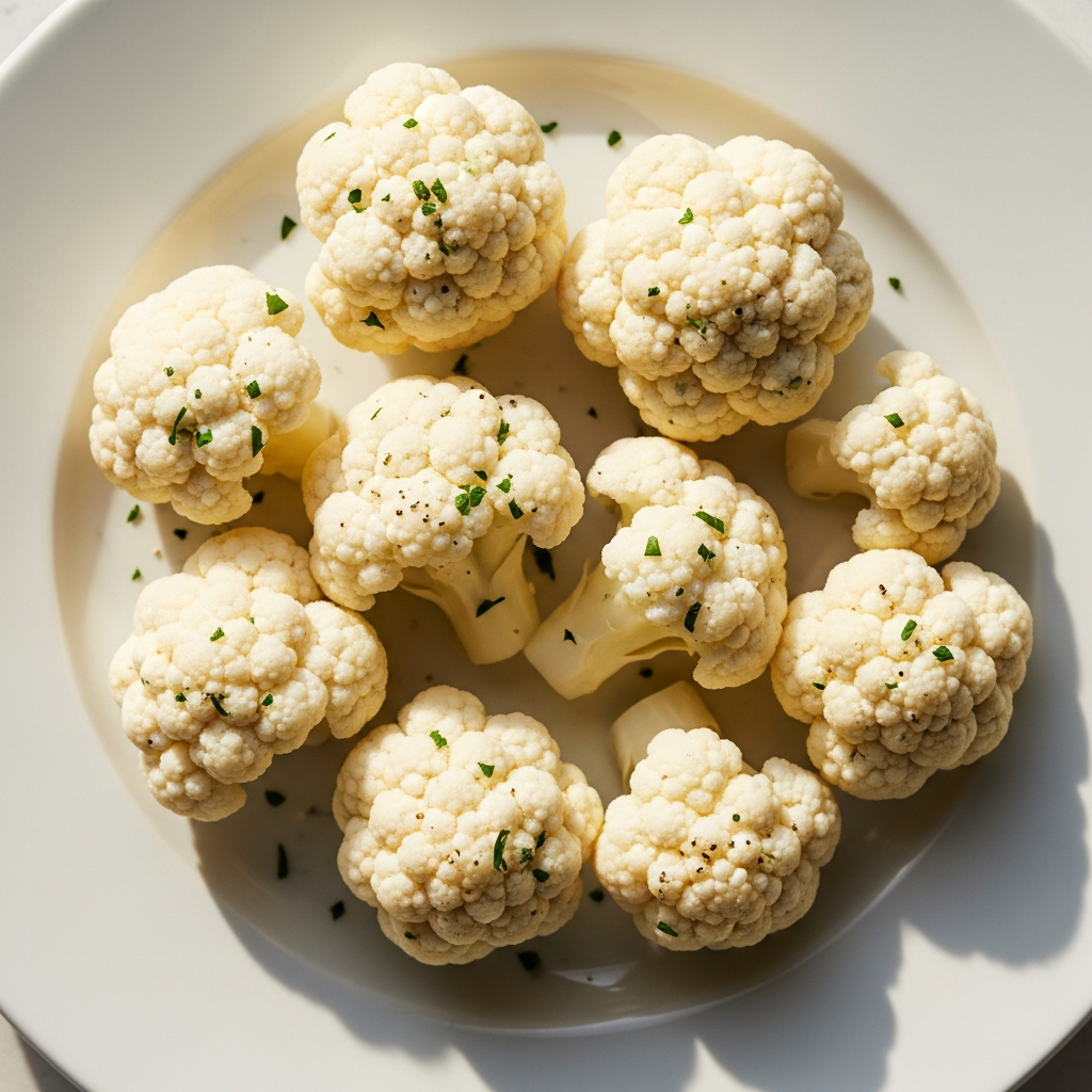 Cauliflower Florets, IQF in use
