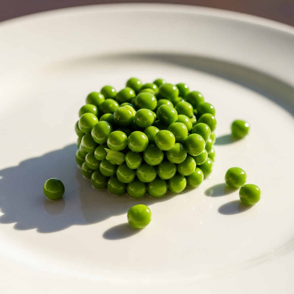 Green Peas, fine, IQF in use