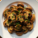 Mushroom Caps, Sliced IQF in use