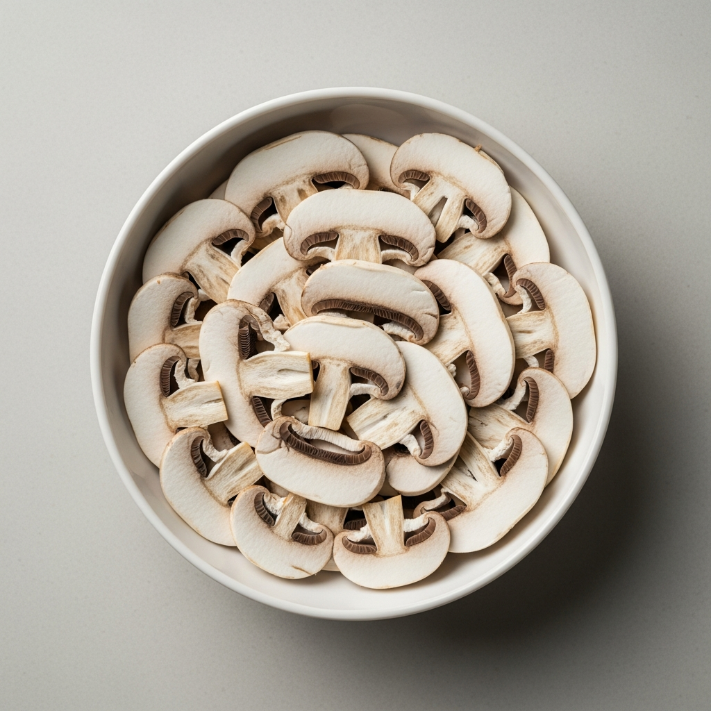 [VFF022-A2X5] Mushroom Caps, Sliced IQF ((2 x 5 lb) 10 lb/Cs, Annabell's)