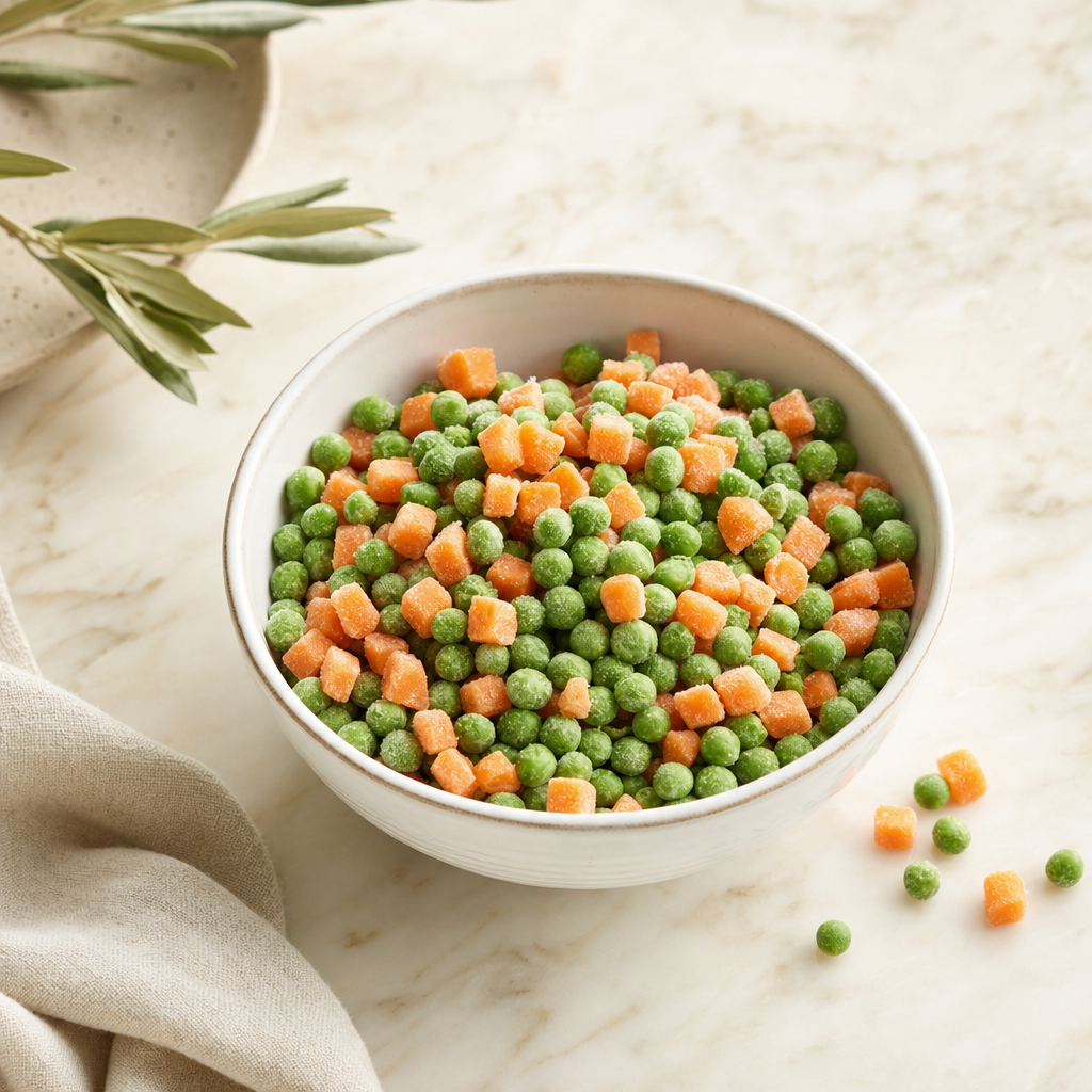 [VFF027-A2X5] Peas & Carrots, IQF ((2 x 5 lb) 10 lb/Cs, Annabell's)