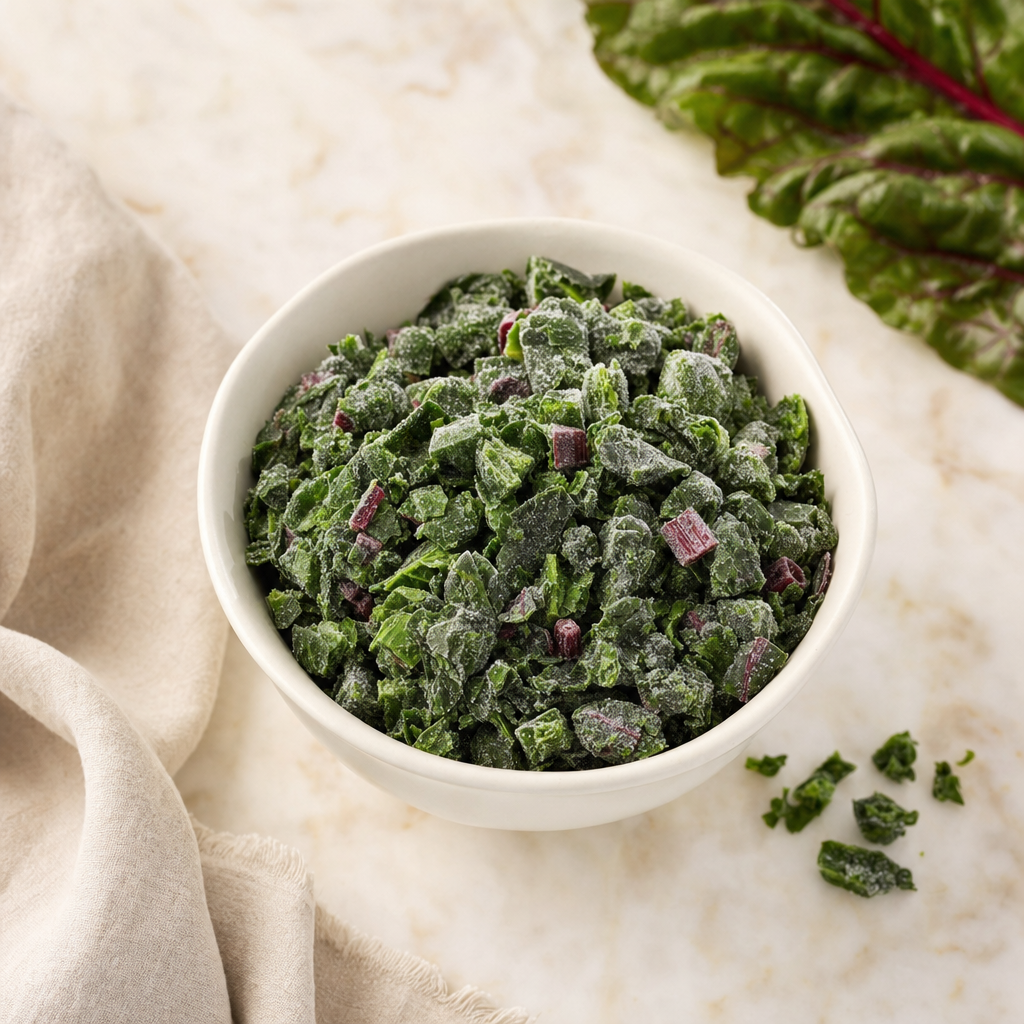 [VFF031-A2X5] Swiss Chard/Silverbeet, IQF ((2 x 5 lb) 10 lb/Cs, Annabell's)