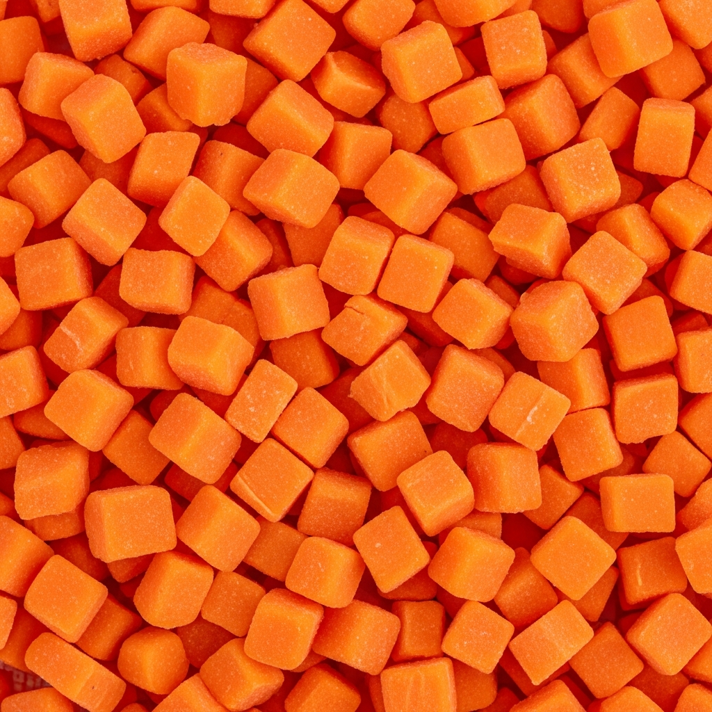 Diced Carrots, IQF ((2 x 5 lb) 10 lb/Cs, Annabell's)