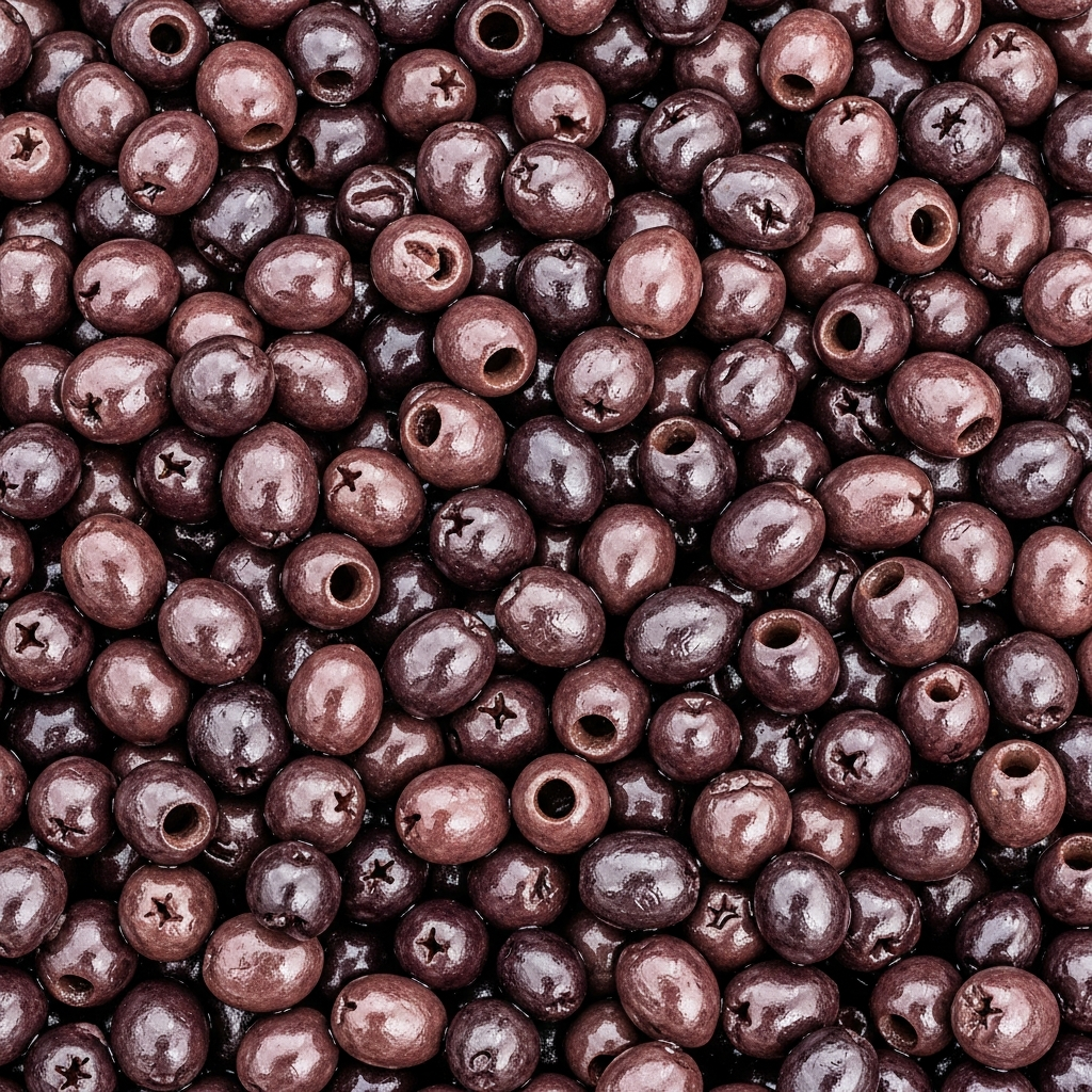 [CFF004-A6XA10] Canned Olive Black Medium Pitted (6 x A10, Annabell's)