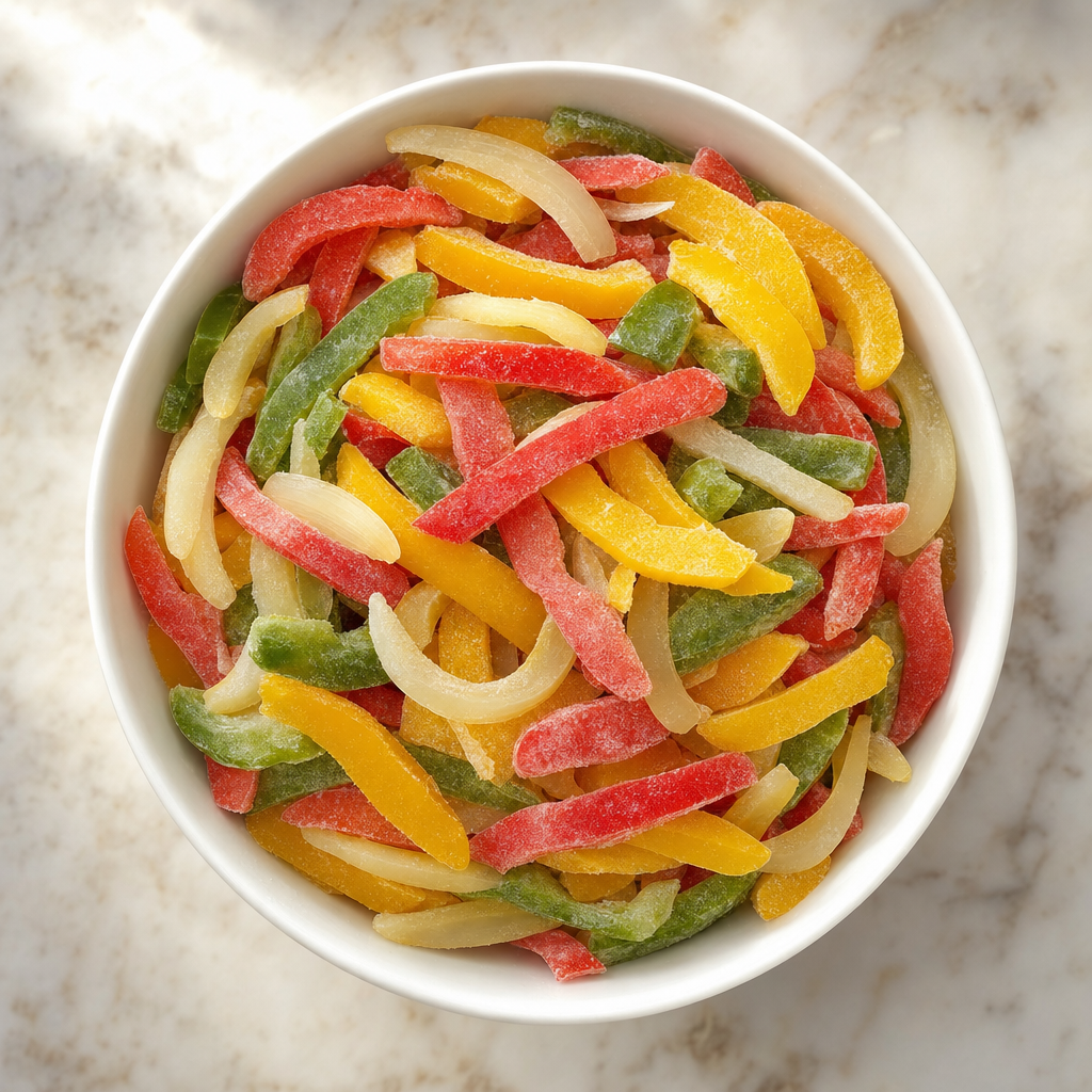 [VFF035-A2X5] Pepper Stir-Fry Blend, IQF ((2 x 5 lb) 10 lb/Cs, Annabell's)
