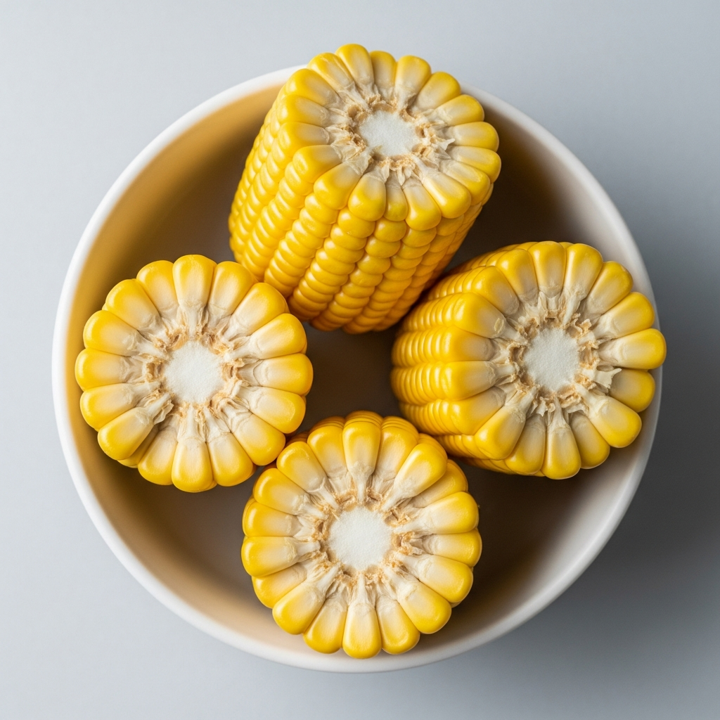 [VFF012-A22LB] Corn On The Cob, Halves, IQF (22 lb/Cs, Annabell's)